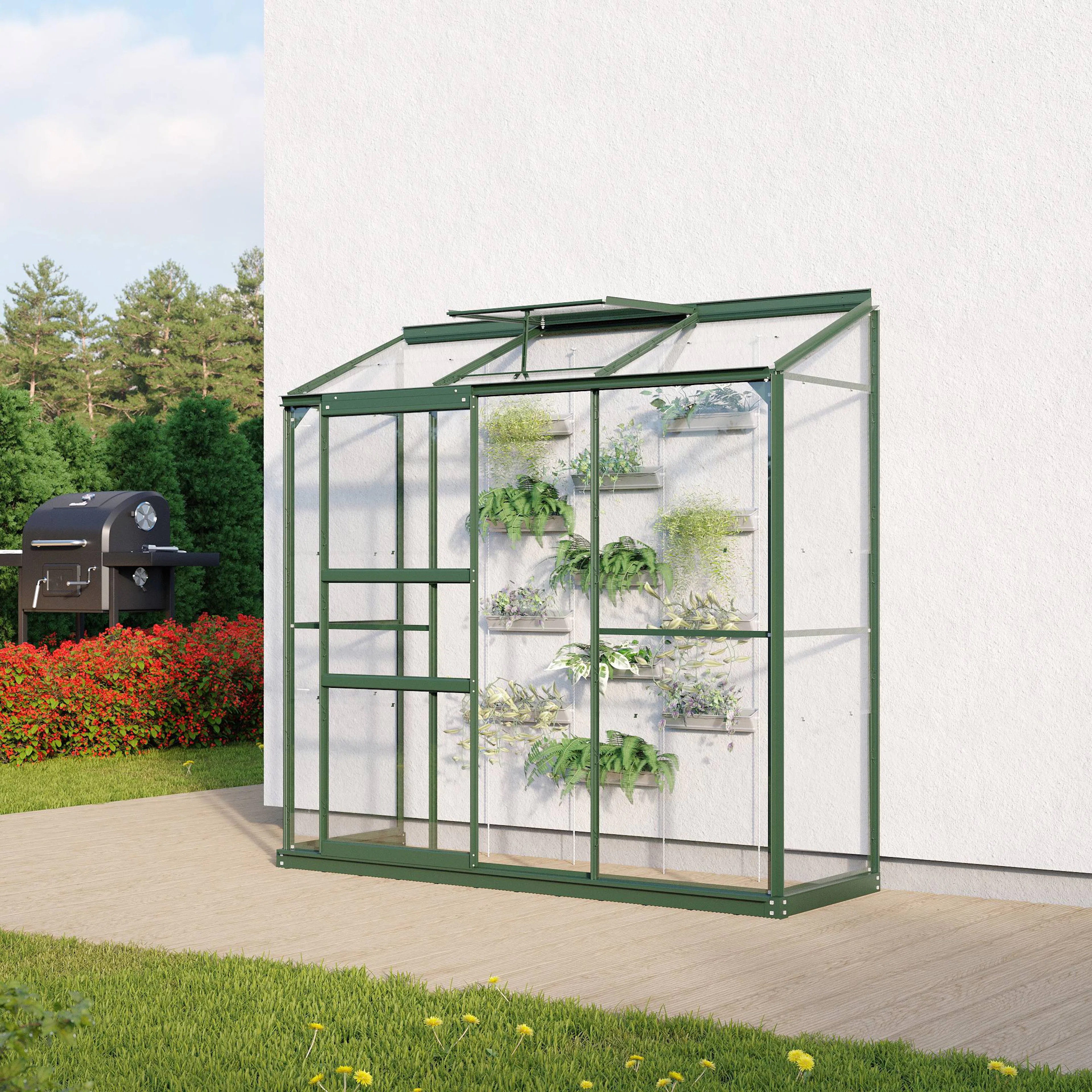 VITAVIA IDA 1300 GRÖN 3MM DELAT GLAS Grön