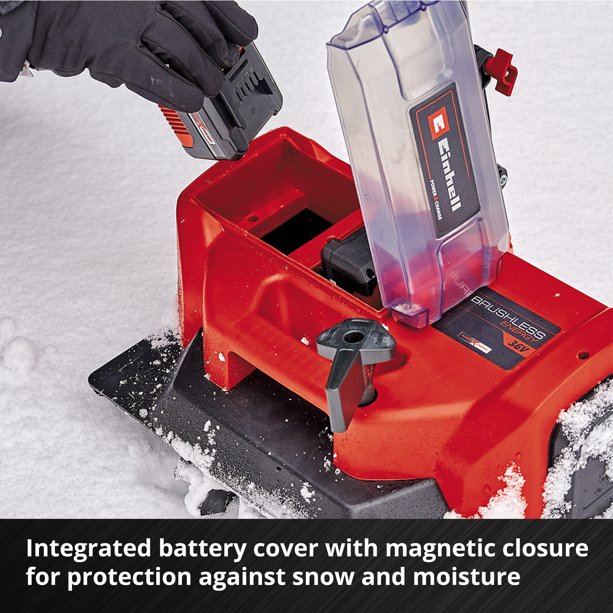 Snöslunga Einhell GE-ST 36/40 Li E-Solo 36 Volt Sladdlös exkl. Batteri och Laddare