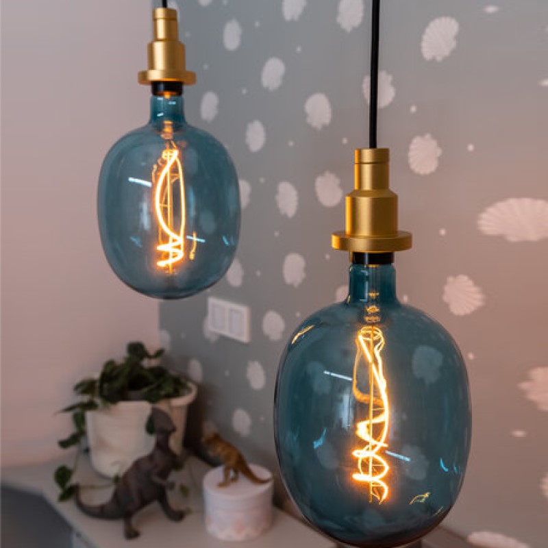 LED-Lampa Osram Deco Ballon Blå E27 Vintage 1906 Dimbar