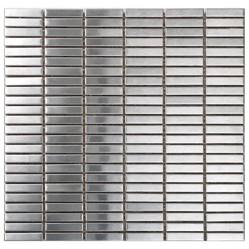 Mosaik Arredo Steel Grå 5,2x1,1 cm