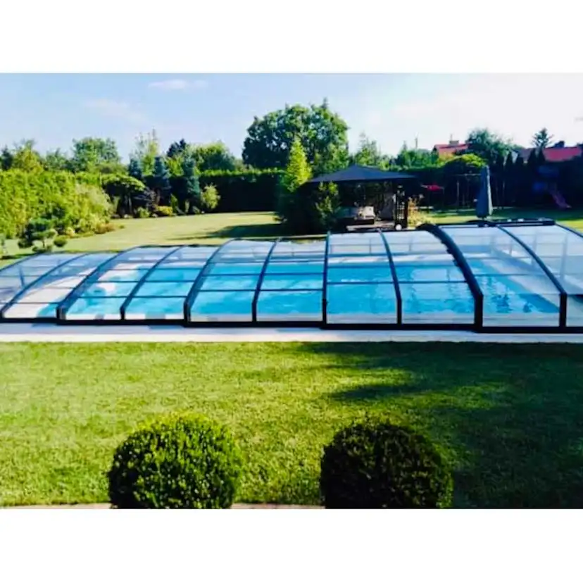 Pooltak Nordenspa Lowline 3,50 x 6,47 Klarplast