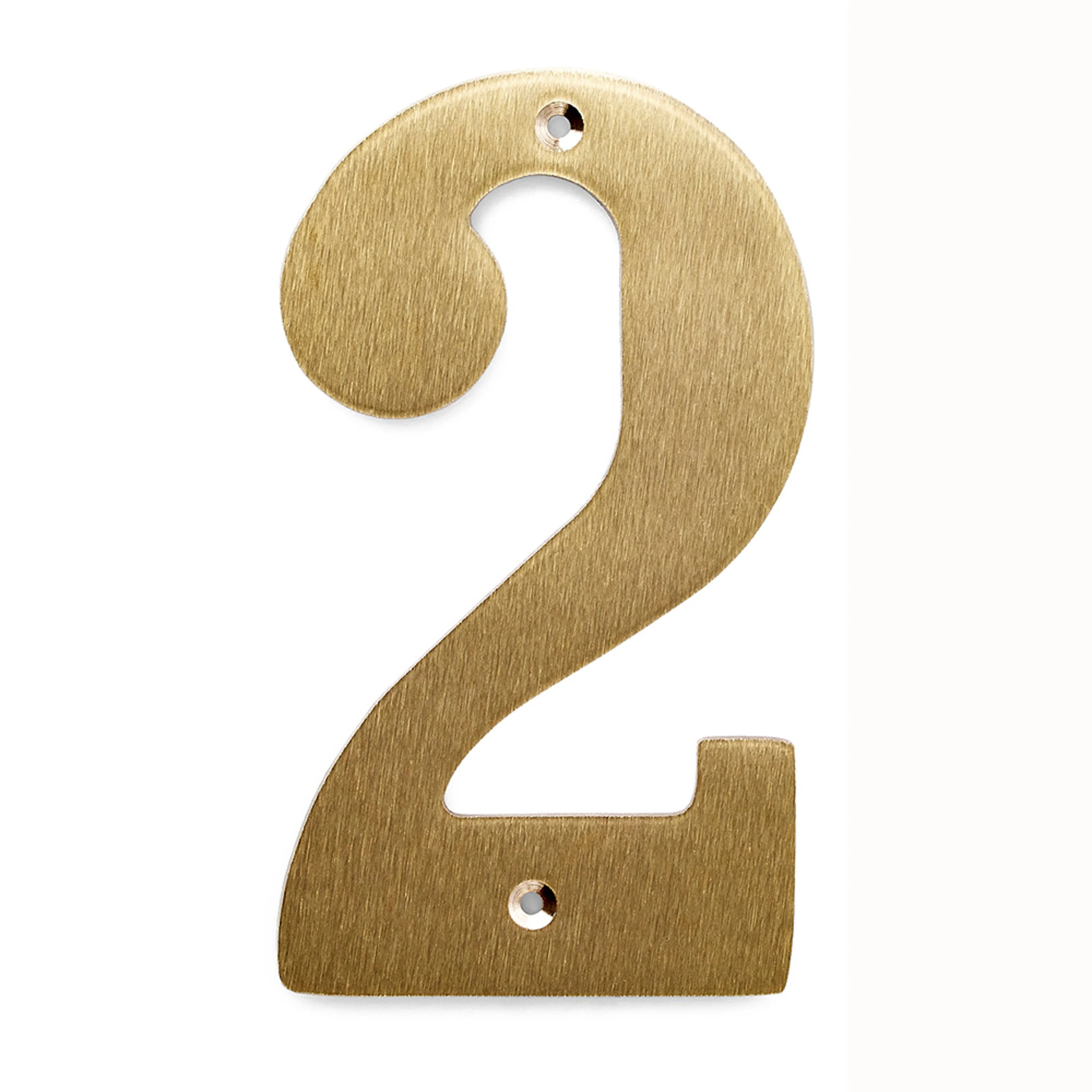 Husnummer Habo 570 Matt Mässing