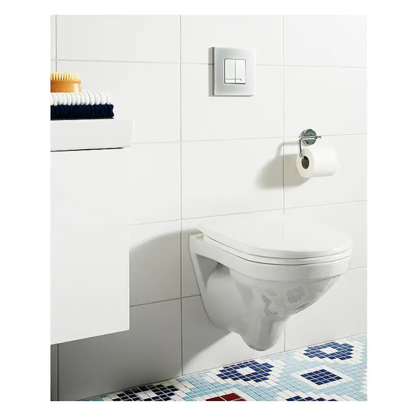 Toalettsits Gustavsberg Logic 9M01 Vit Hårdsits