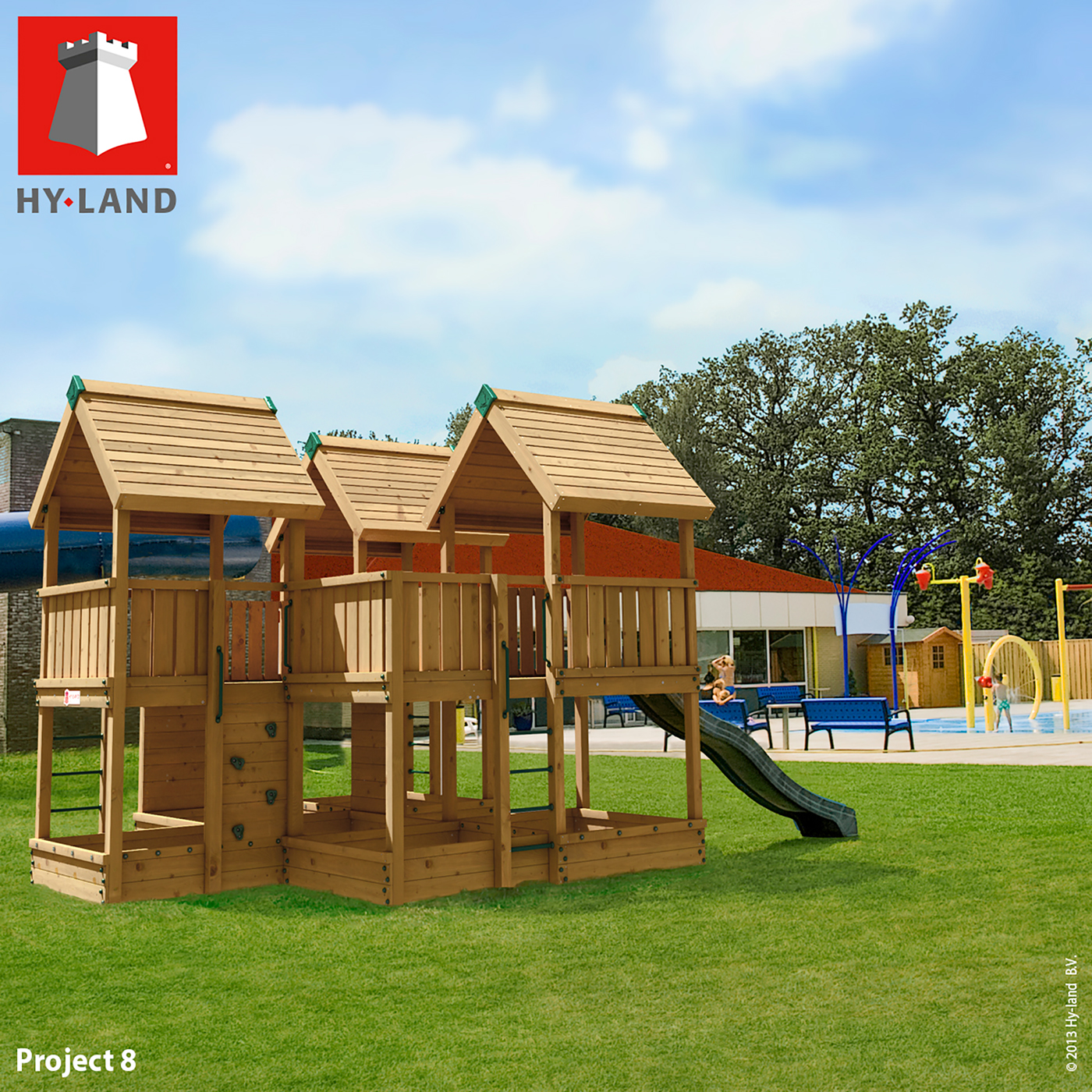 Klätterställning Hy-Land Projekt 8