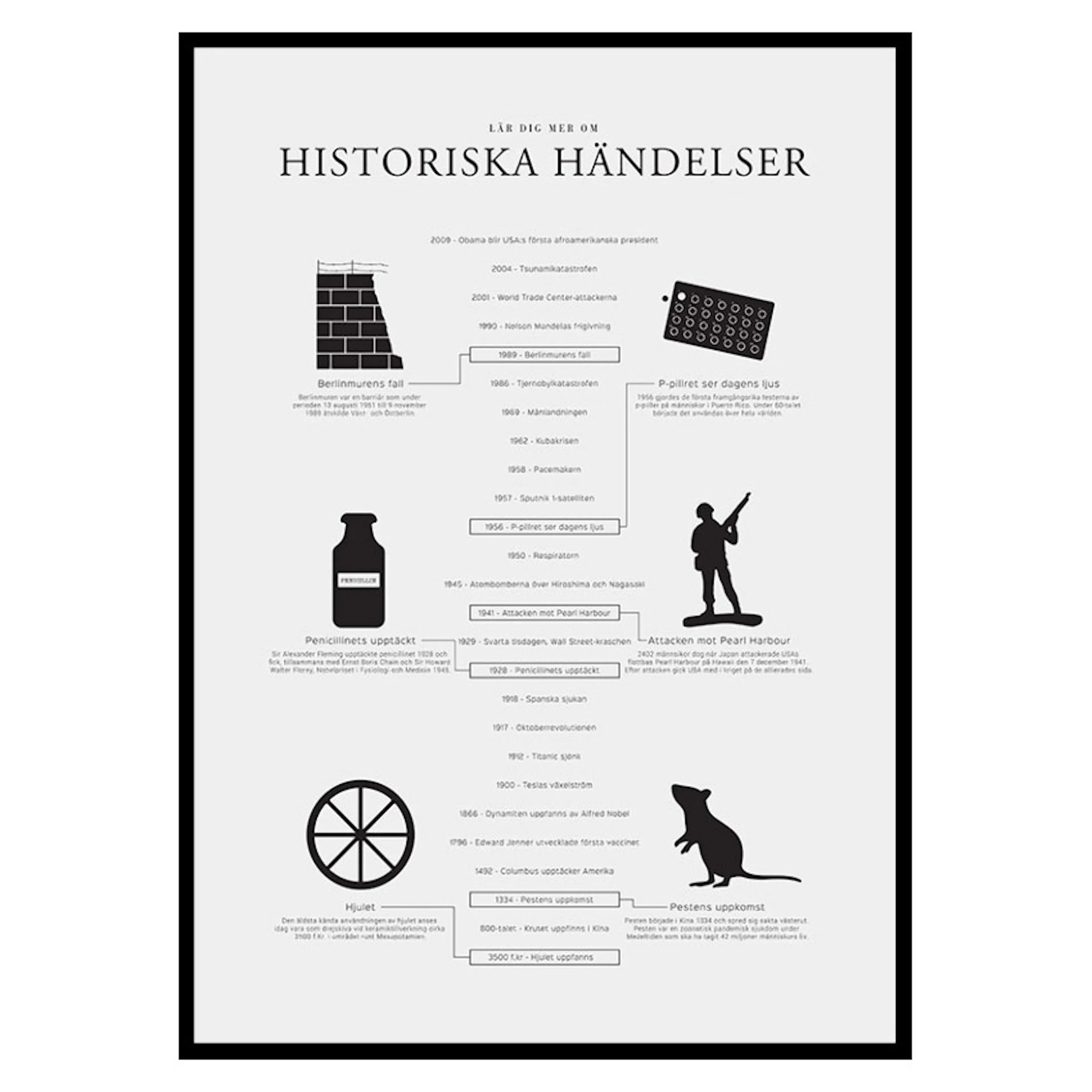 Poster Gallerix Historiska Händelser