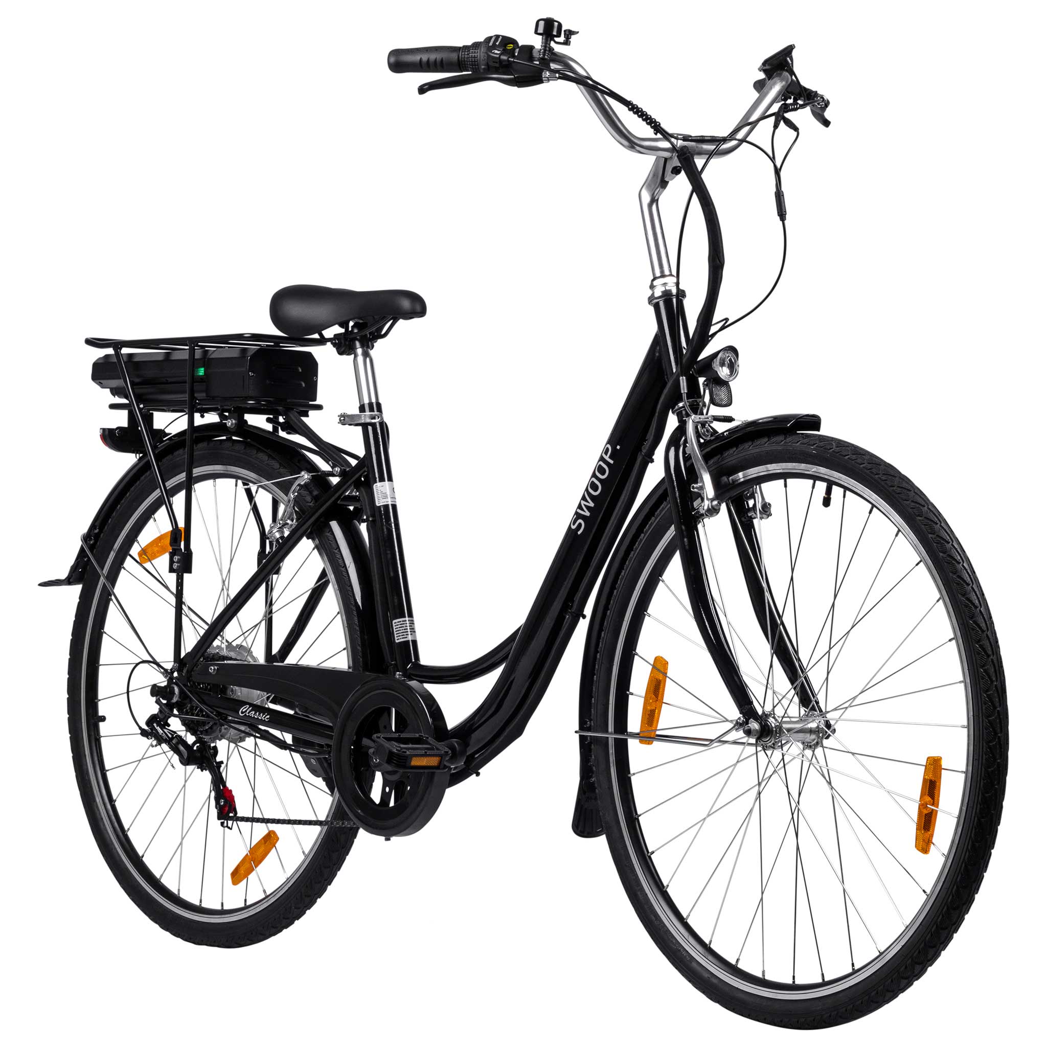 Elcykel Swoop Classic, dam 28" Svart
