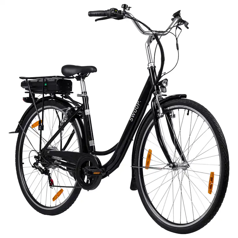 Elcykel Swoop Classic, dam 28" Svart