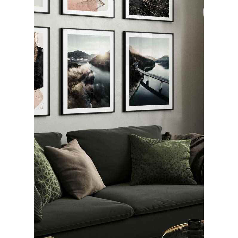 Poster Gallerix Bridge Over Lake