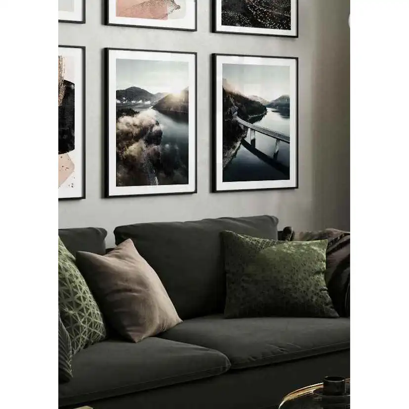 Poster Gallerix Bridge Over Lake