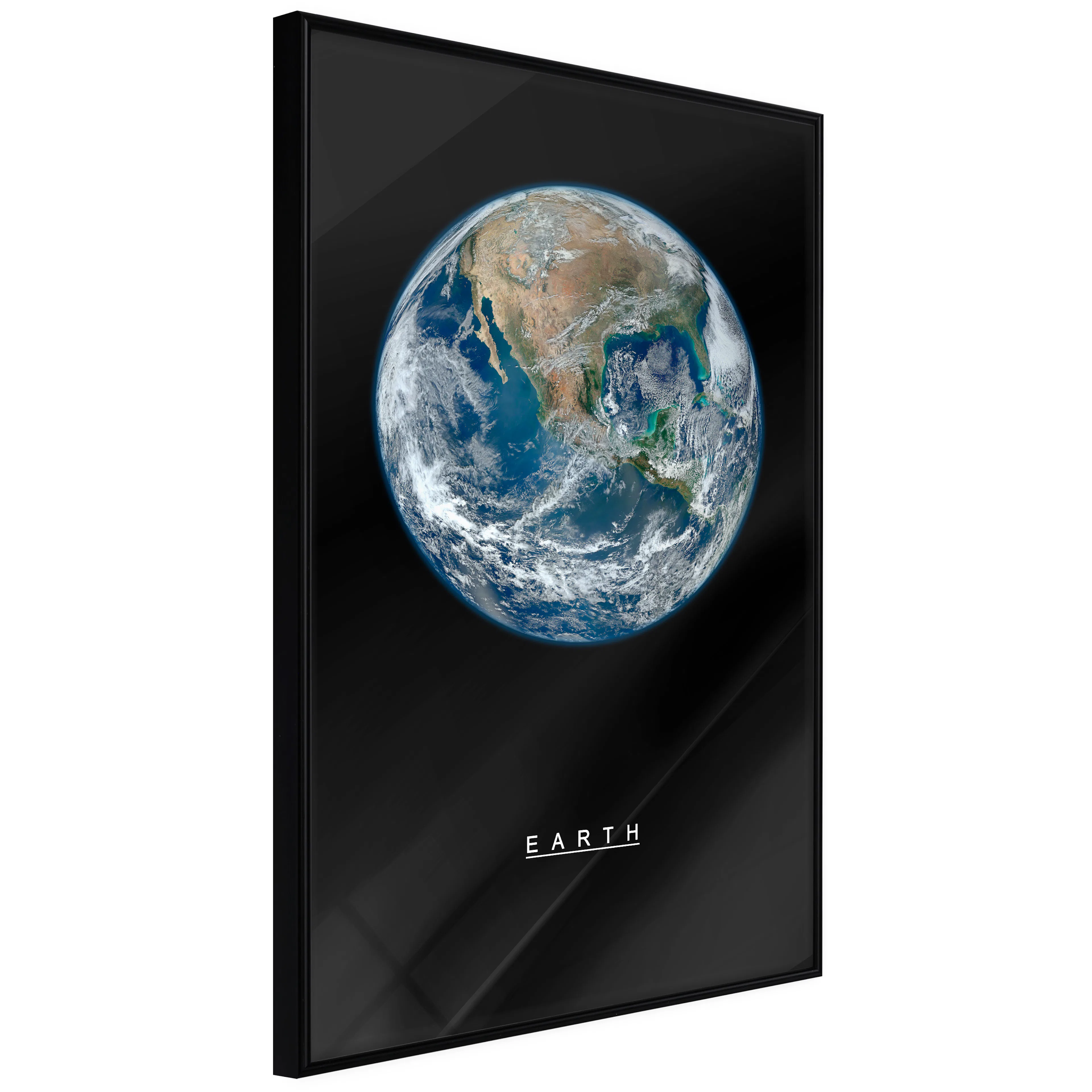 Affisch - Earth [Poster] 40x60 Svart ram, 40x60 cm