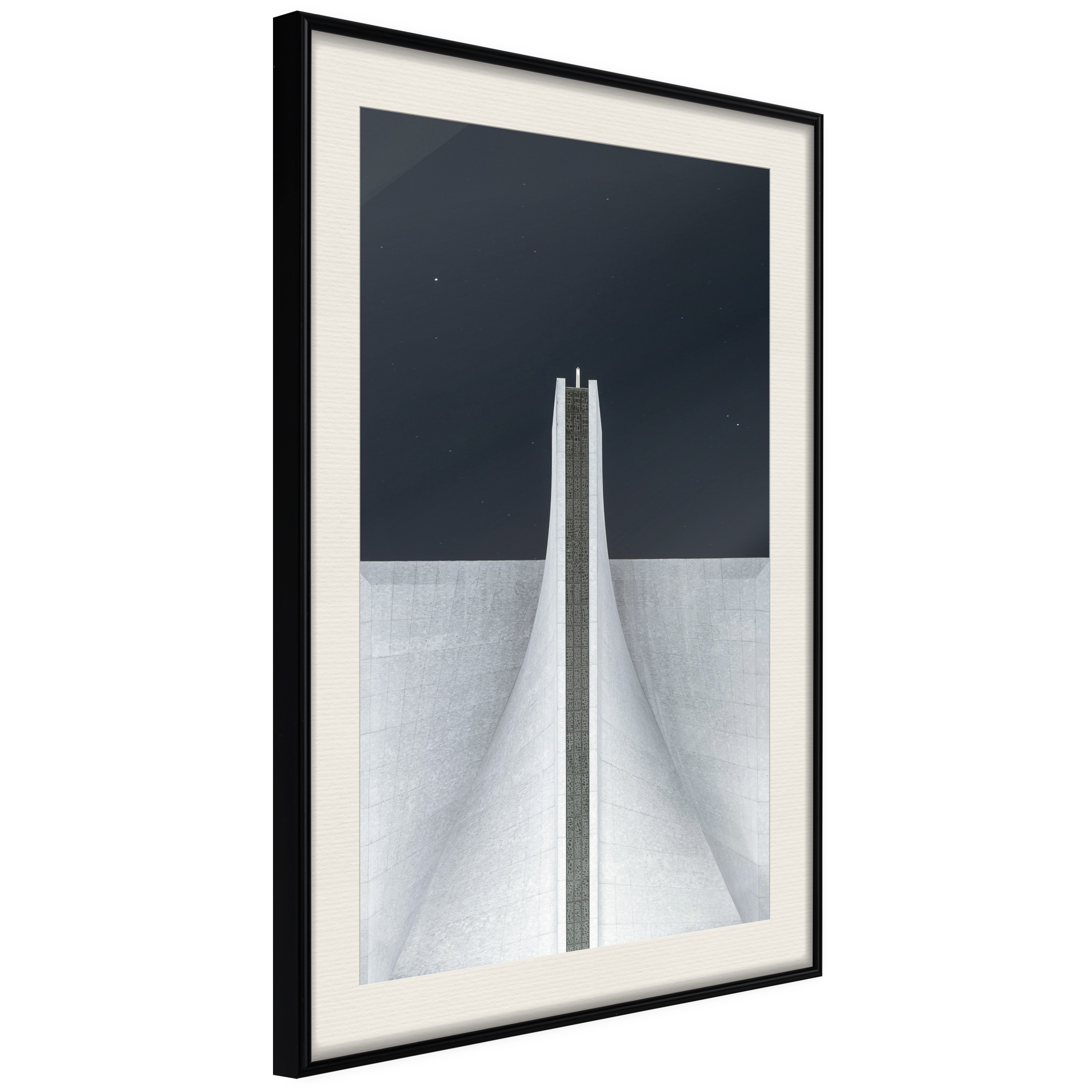 Affisch - Original Architecture [Poster] 30x45 Svart ram med passepartout, 30x45 cm