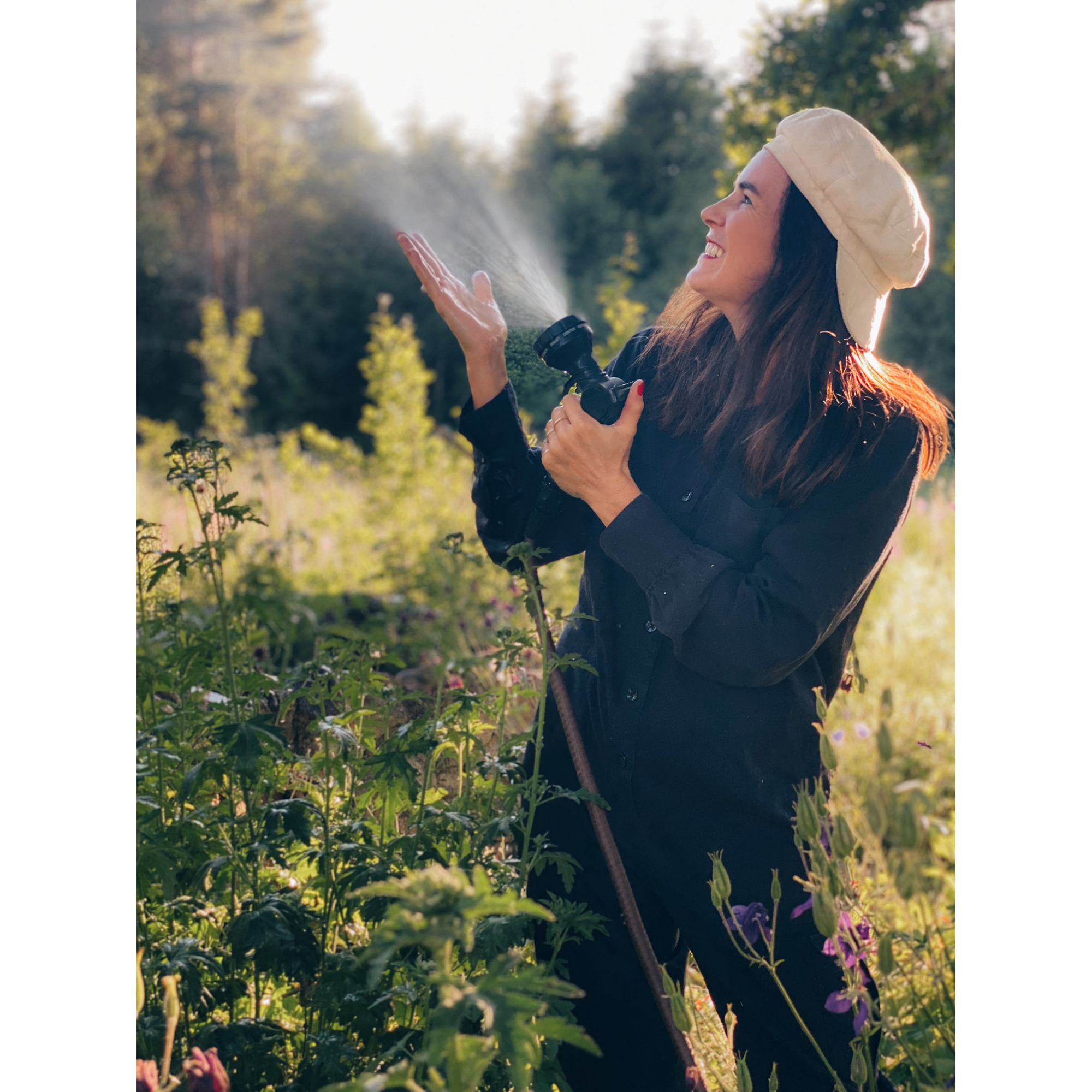 Trädgårdsslang By Benson Deluxe Set Mörk Sand 15 m