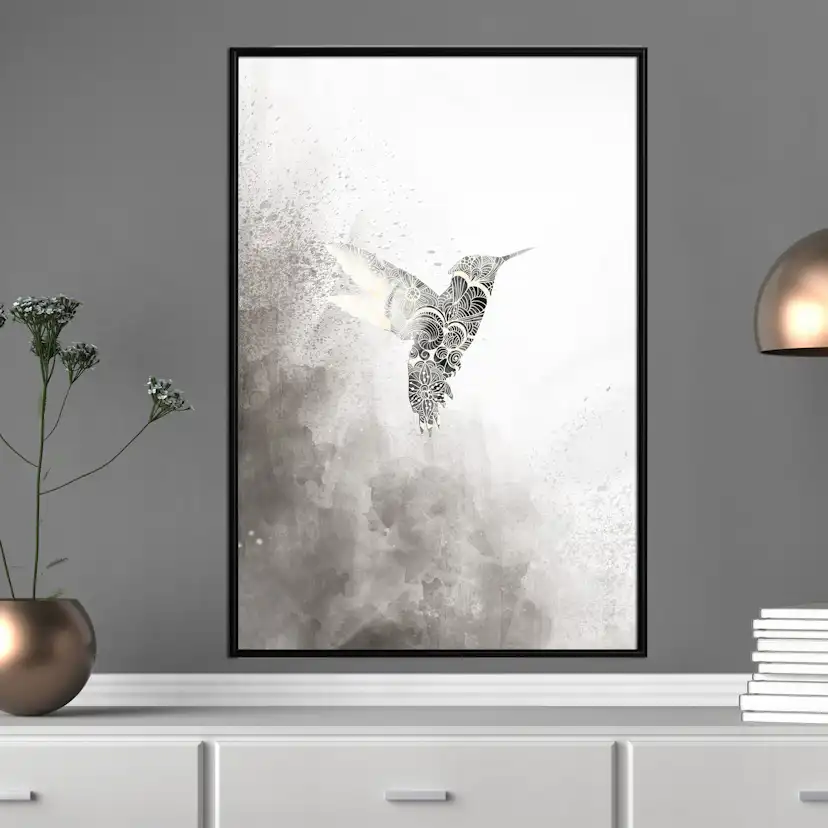 Poster Artgeist Affisch Ethnic Hummingbird