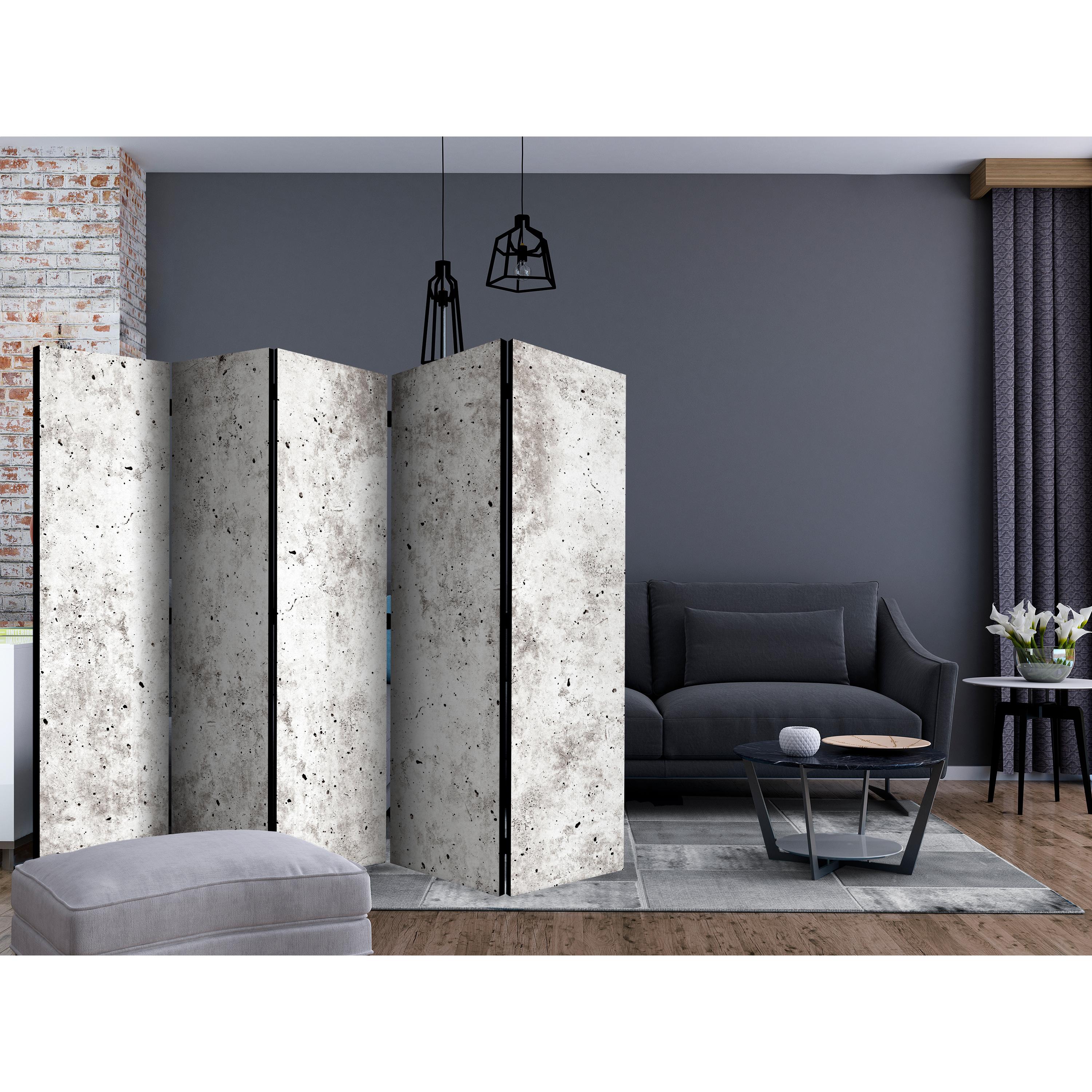 Rumsavdelare Arkiio Urban Style Concrete II 225x172 cm
