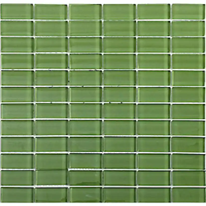 Kristallmosaik Arredo Blank 23x48x8 mm Moss Grön
