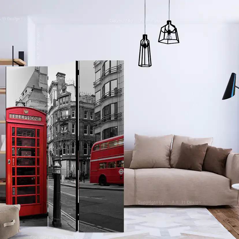 Rumsavdelare Arkiio London Icons 135x172 cm