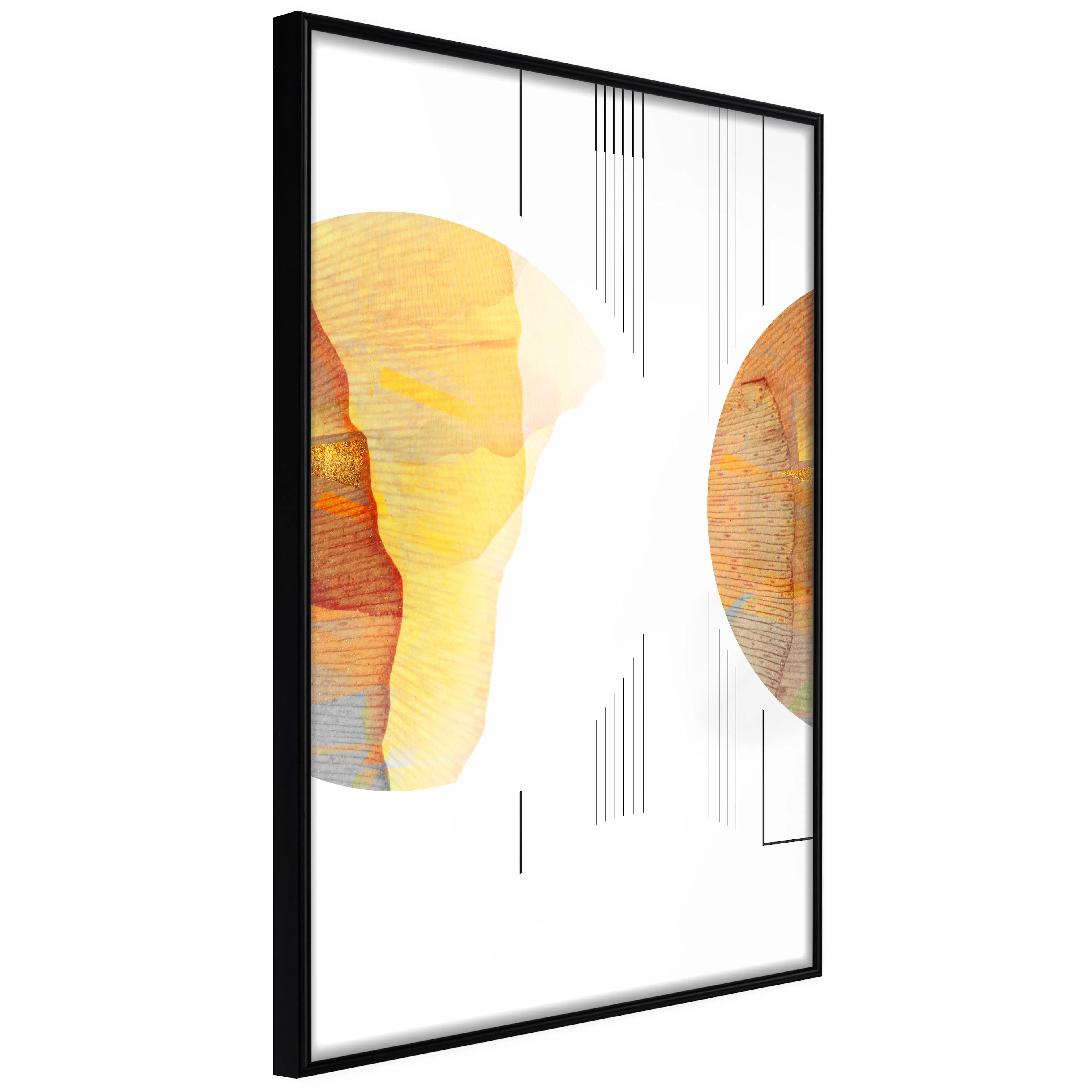 Affisch - Two Poles [Poster] 40x60 Svart ram, 40x60 cm