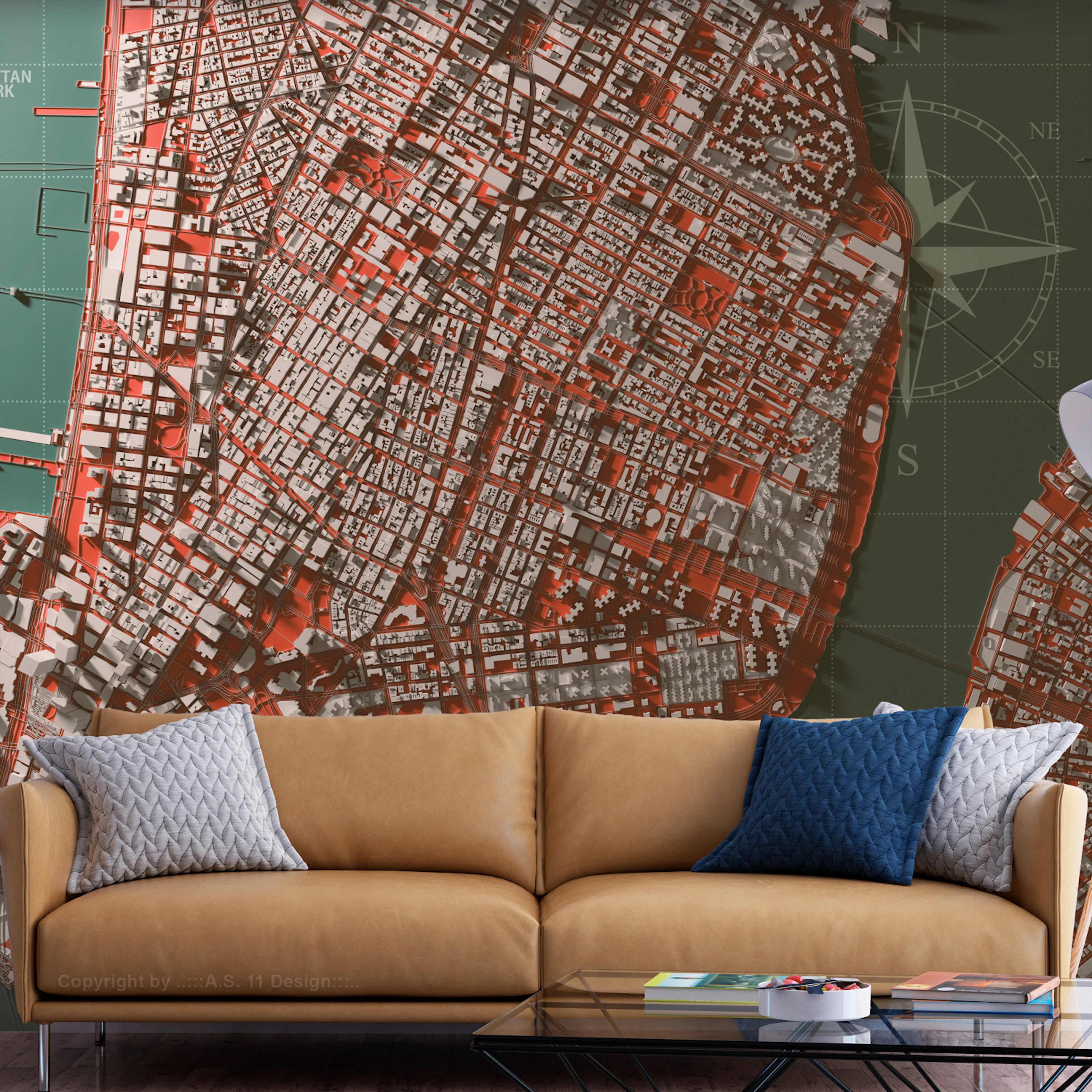 Fototapet - Let's Meet In Manhattan 450x315 450x315 cm
