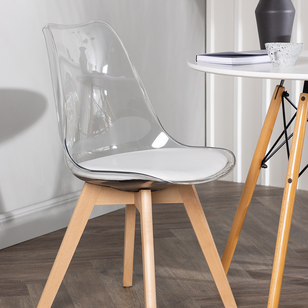 Matgrupp Venture Home Danburi Ø60 cm med 2 st Edvin stolar