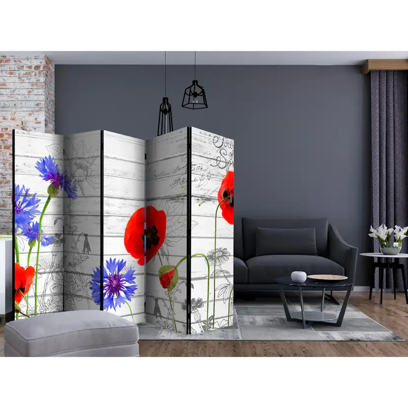 Rumsavdelare Arkiio Wildflowers II 225x172 cm