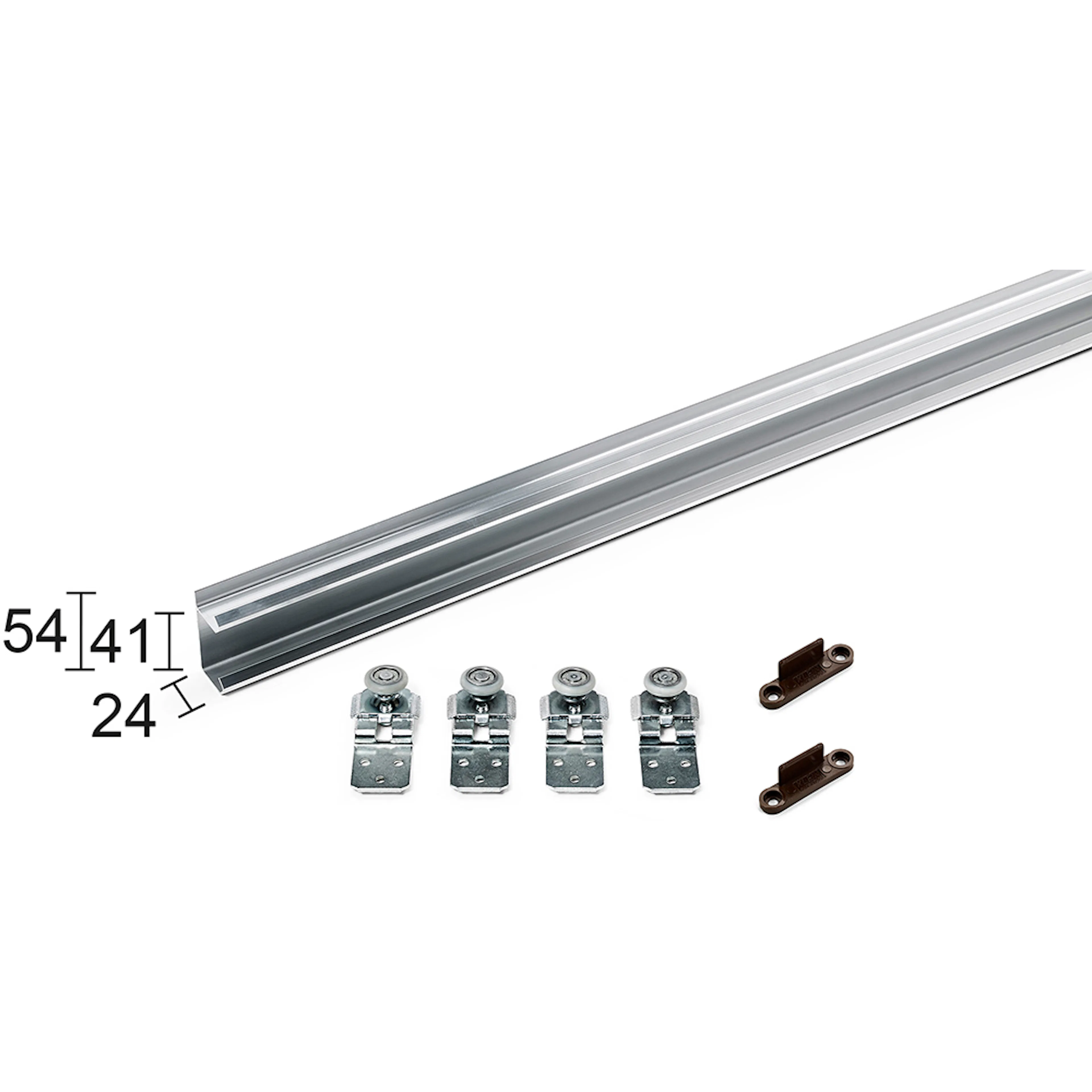 Skjutdörrsbeslag Habo K-30 Komplett