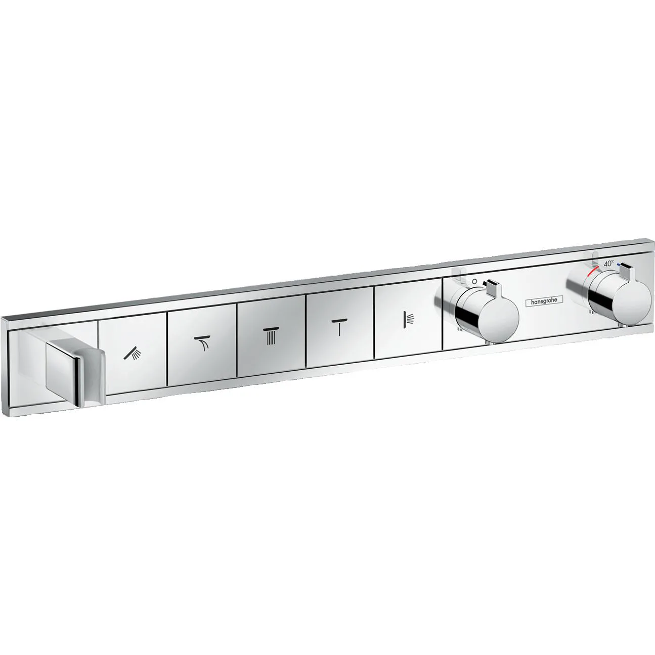 RainSelect Termostat för inbyggnad 5 funktioner Krom