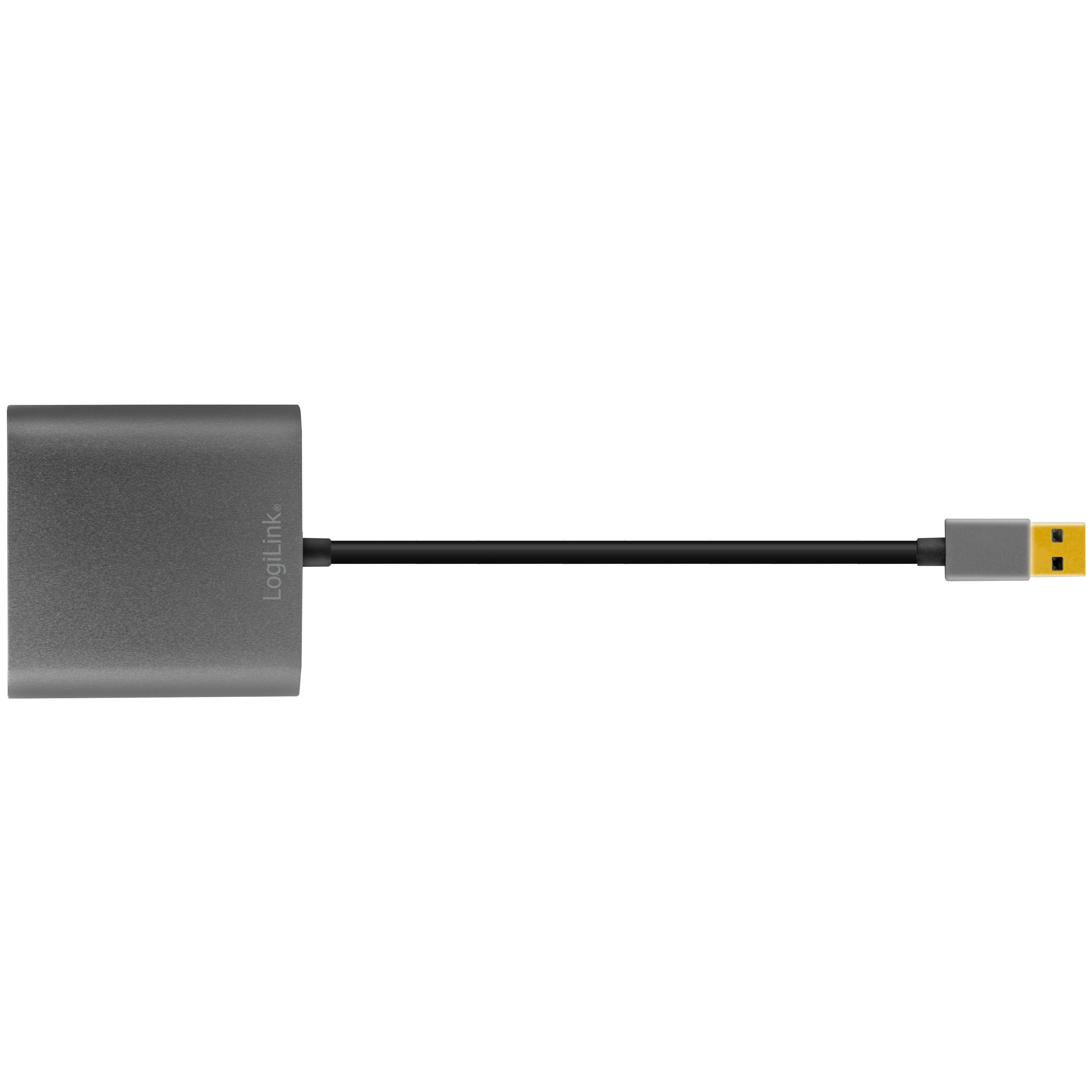 Adapter LogiLink USB-A 3.0 till HDMI-Hona + VGA-Hona