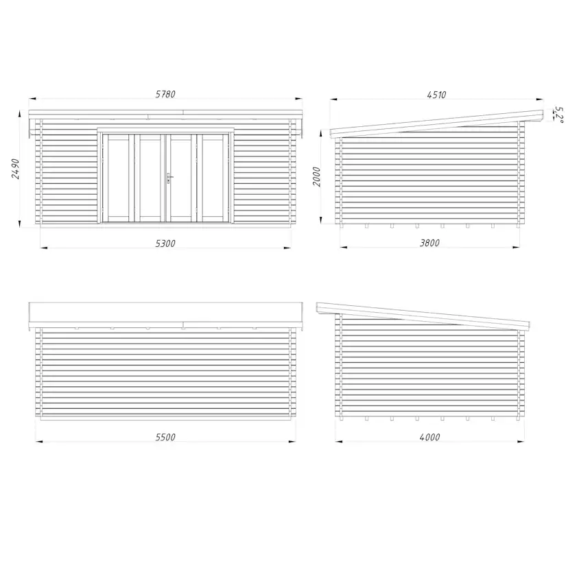Stuga Palmako Lea 20,1 m2