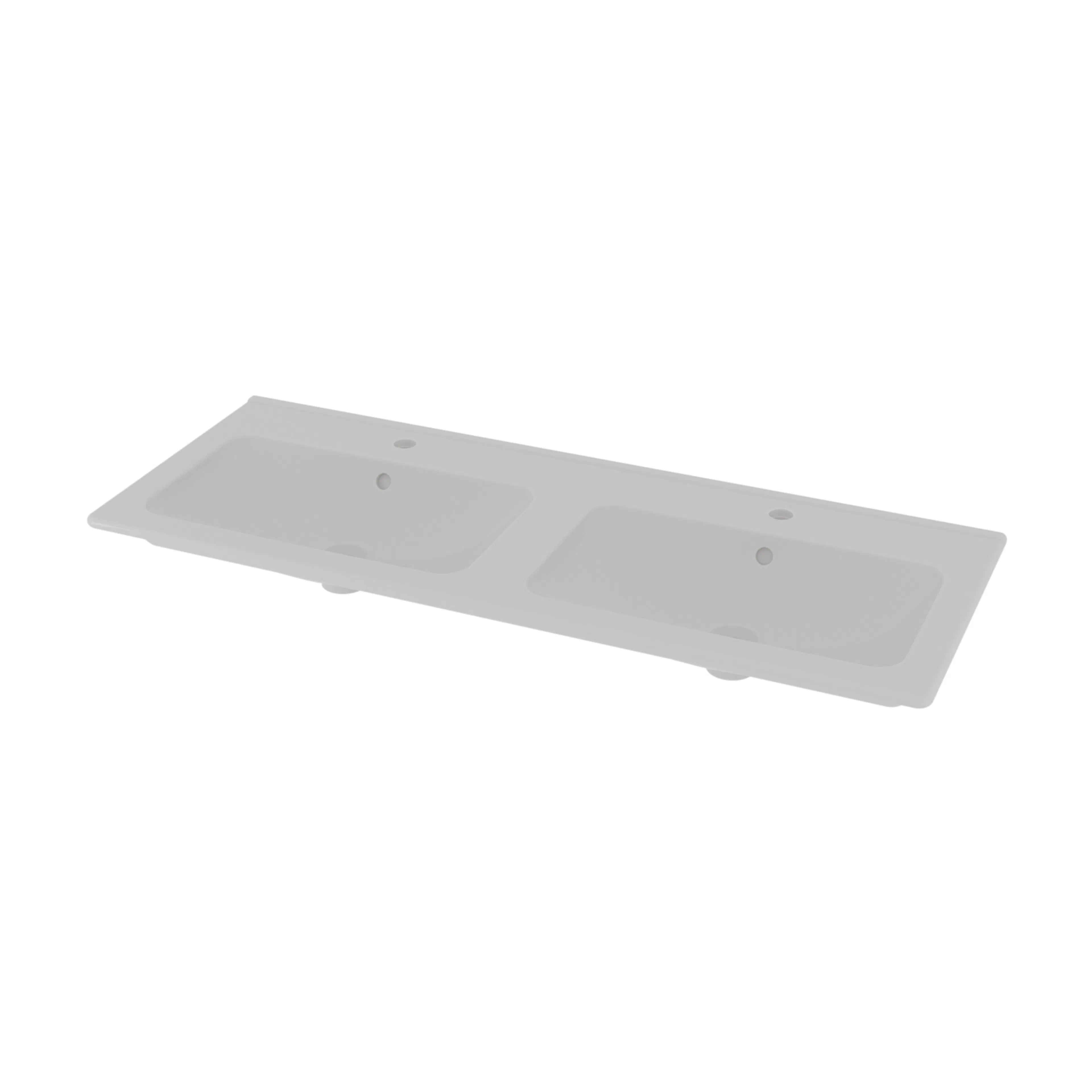 Tvättställ Hav 120x45 Vit Dubbel B: 1200 mm, D: 464 mm