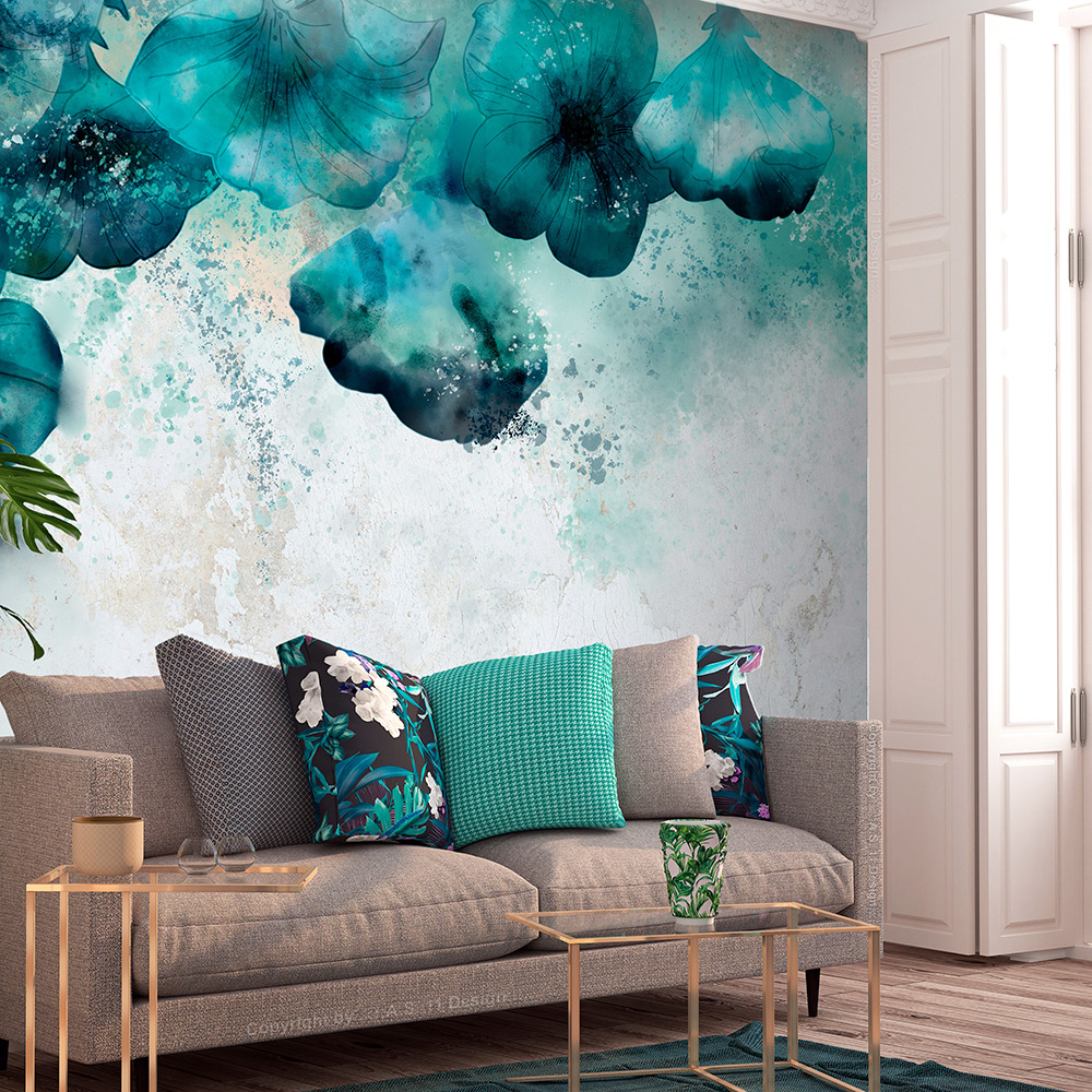 Fototapet Arkiio Blue Poppies