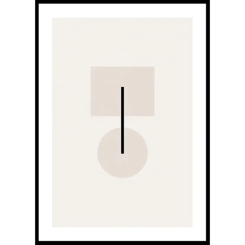 Poster Gallerix Abstract Simplicity No1