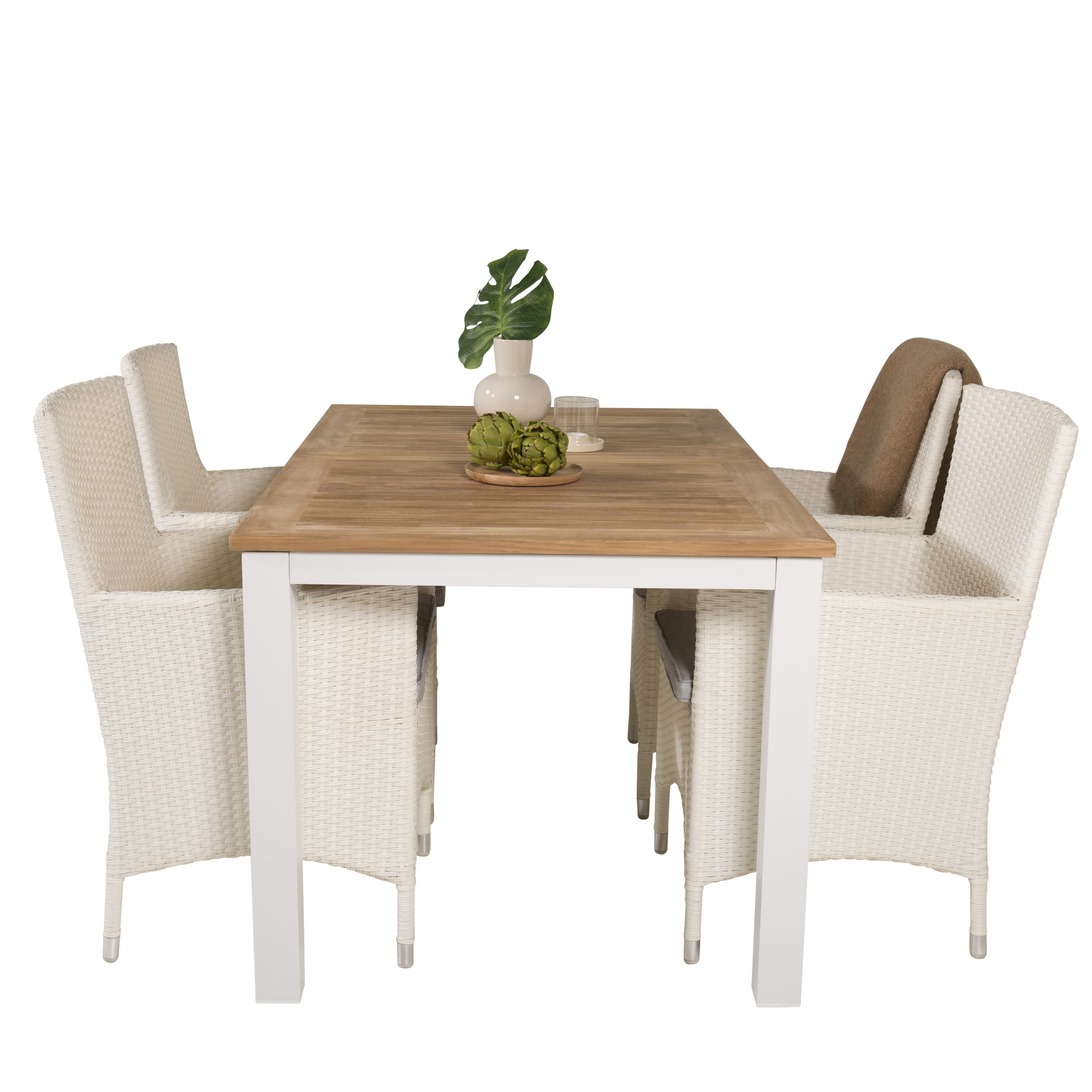 Matgrupp Venture Home Perla 152/210 med 4 Milwa Stolar