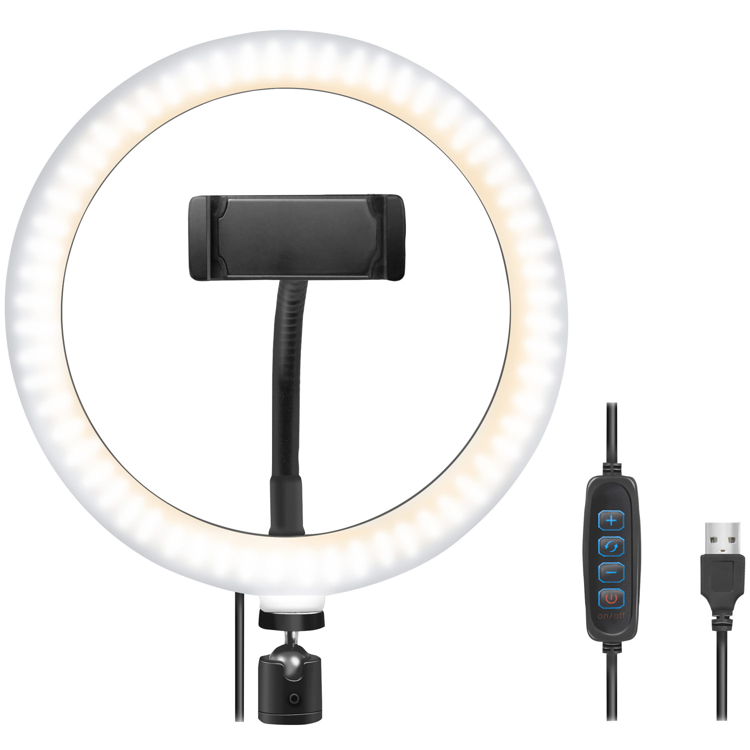 Ljusring LogiLink För Smartphone Ø20 cm Utan Stativ