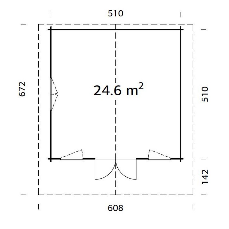 Stuga Palmako Helena 26 m2