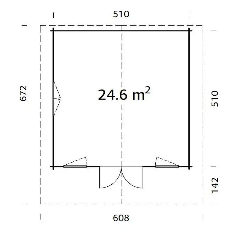 Stuga Palmako Helena 26 m2
