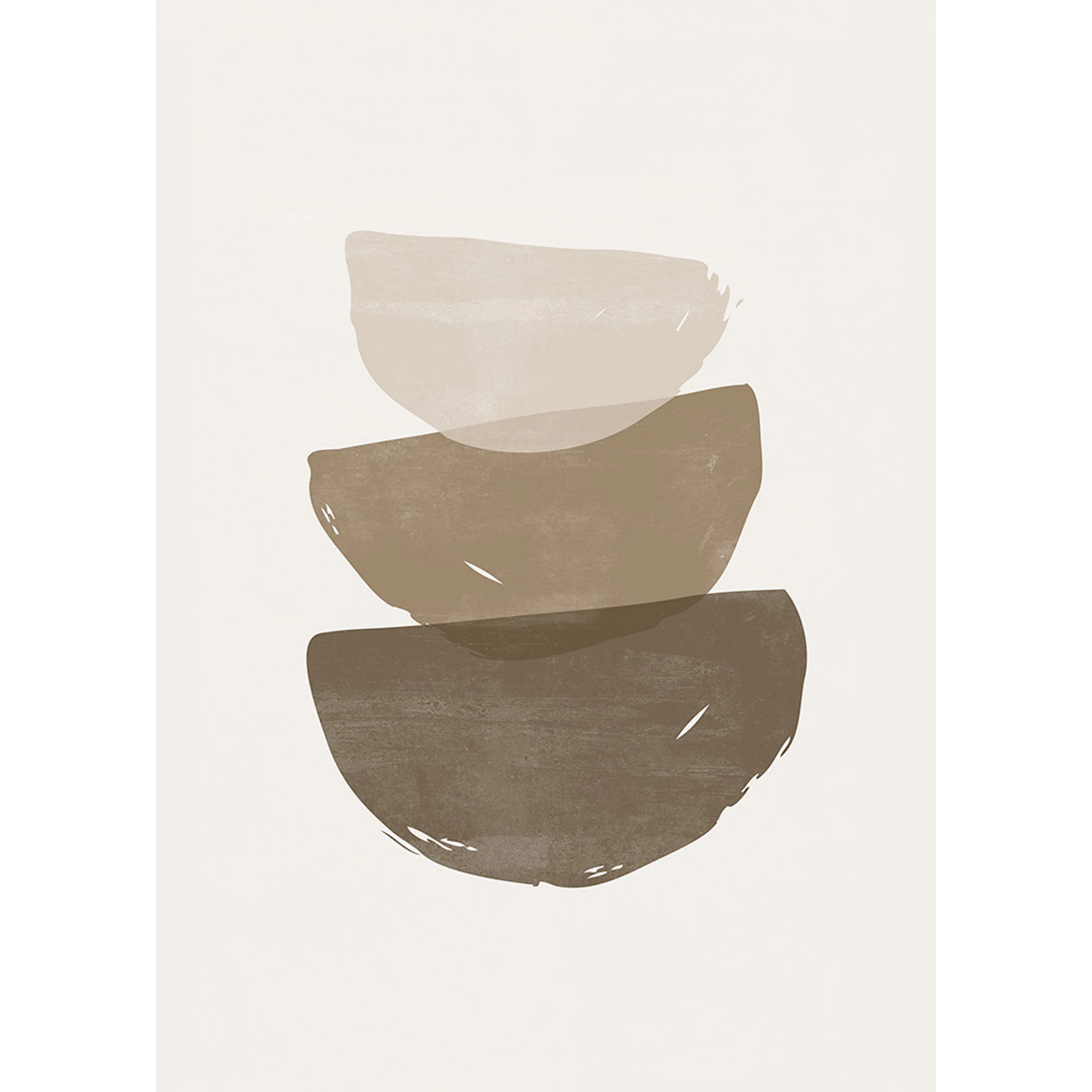 Posters Venture Home Brush Strokes Beige