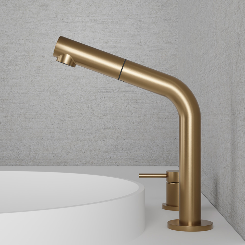 Tvättställsblandare Scandtap Steel Harmonized B2P