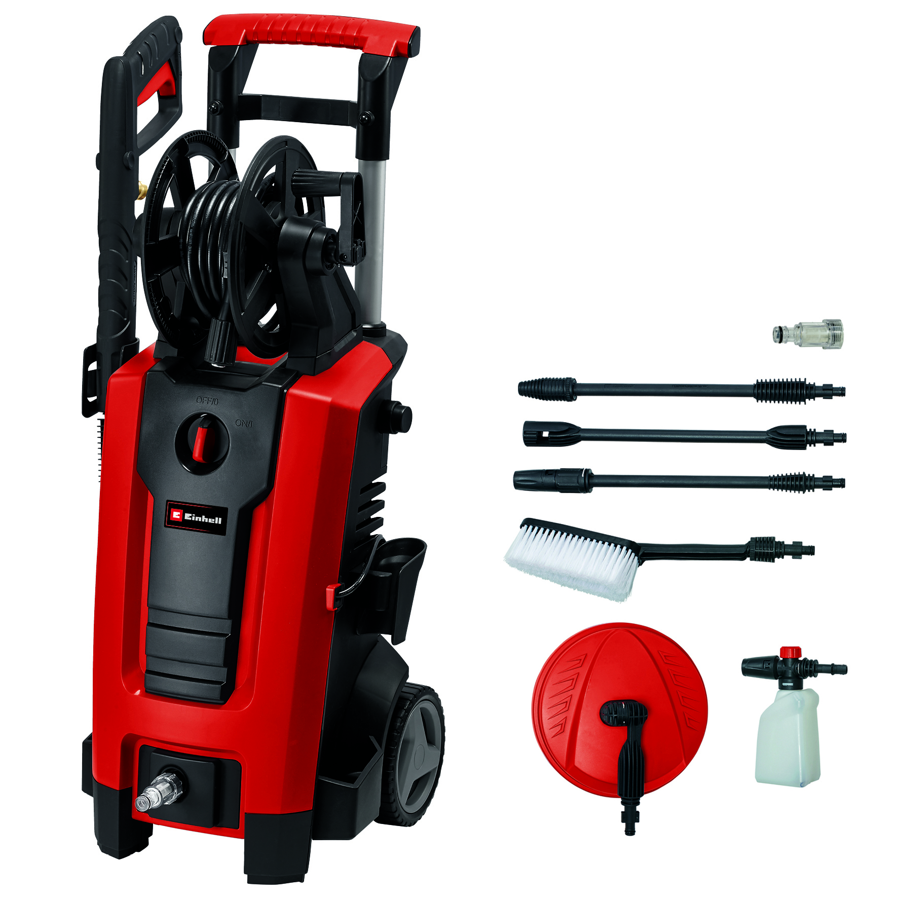 Högtryckstvätt Einhell TE-HP 140 1900W med Munstycken