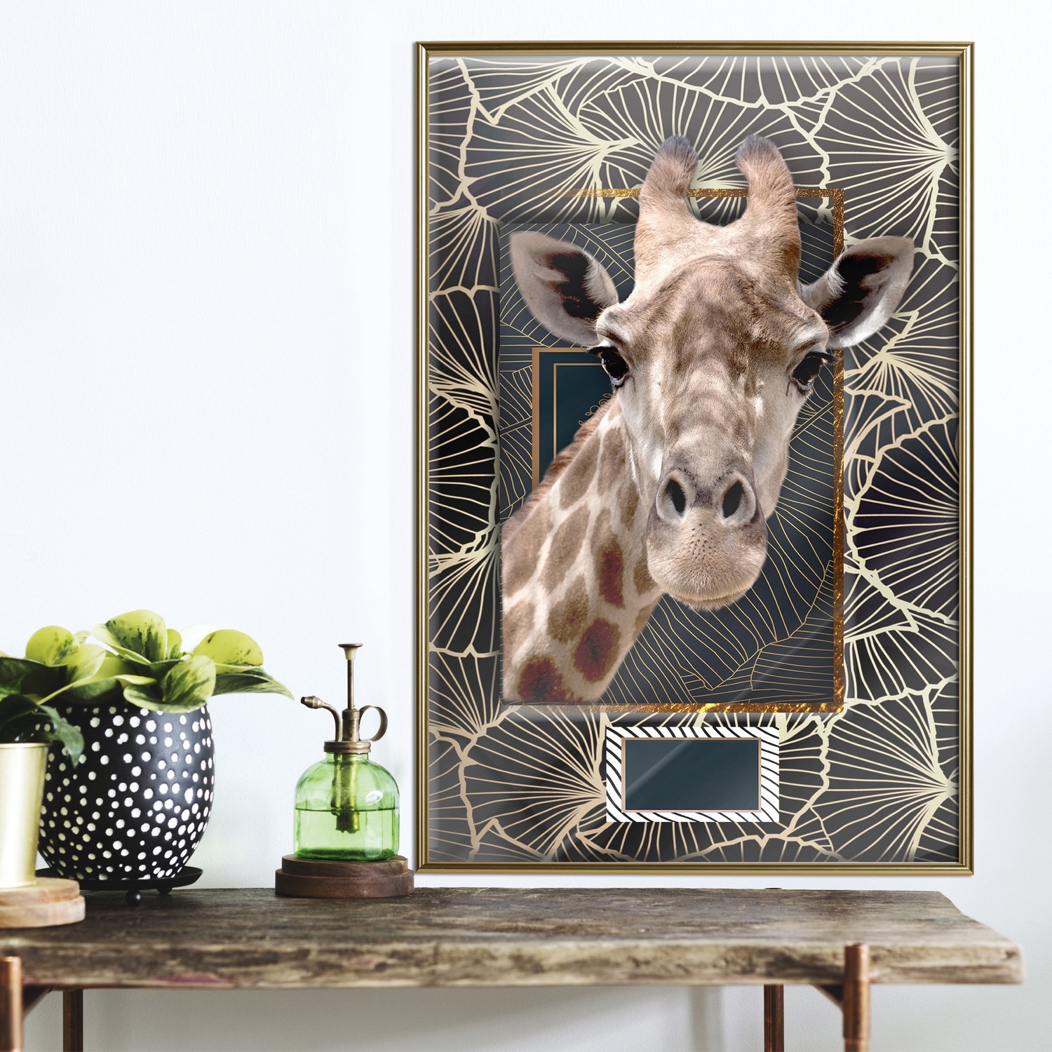 Poster Artgeist Affisch Giraffe