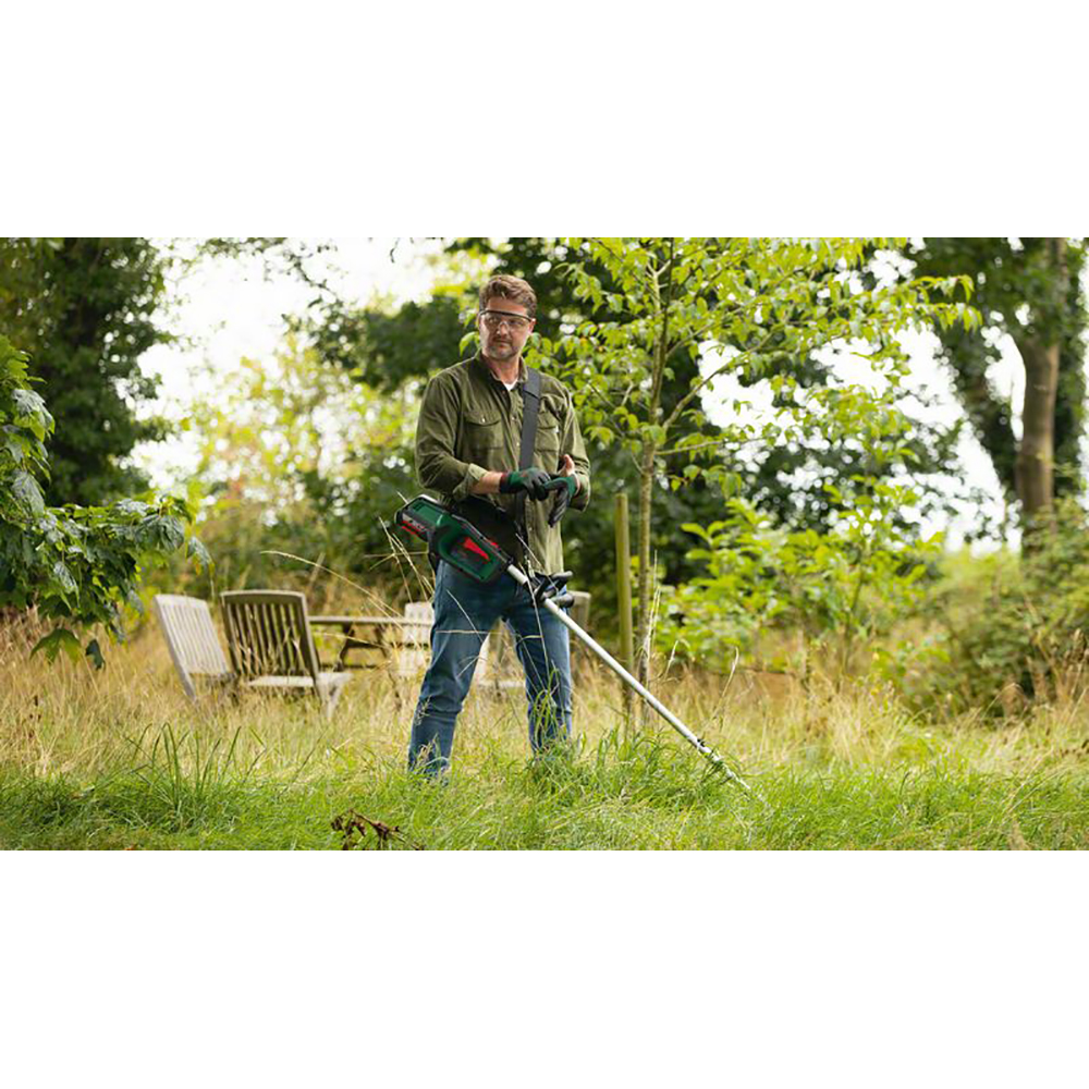 Grästrimmer Bosch Power Tools Advgrasscut med Batteri och Laddare