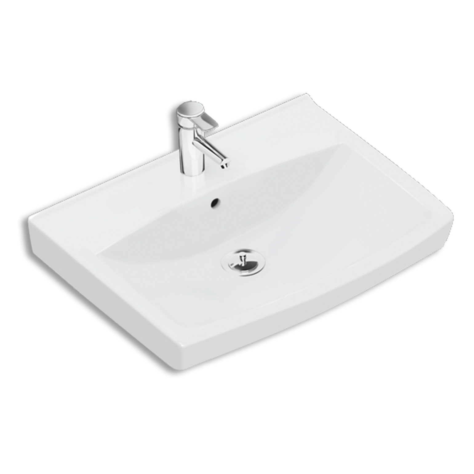 Tvättställ Ifö Spira 570 mm Utan Kranhål