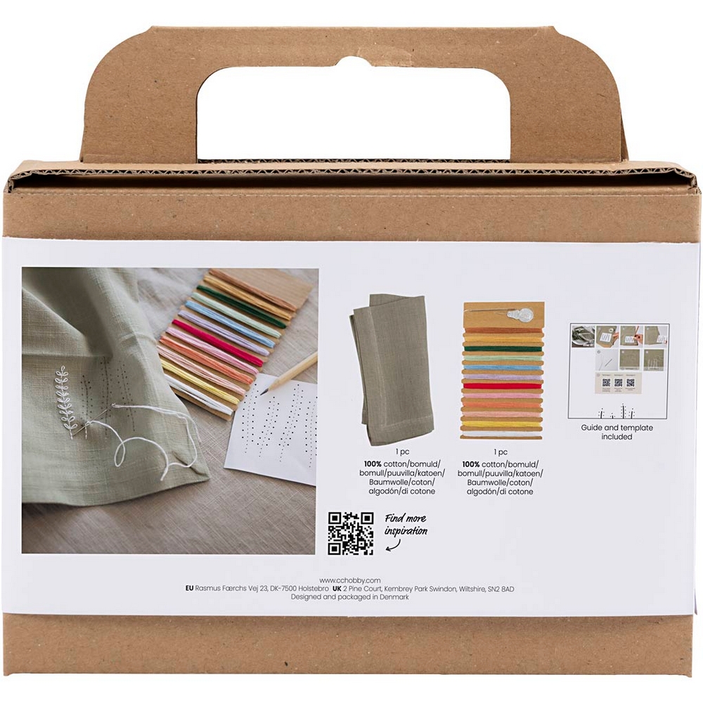DIY-kit Creativ Company Broderi Servett