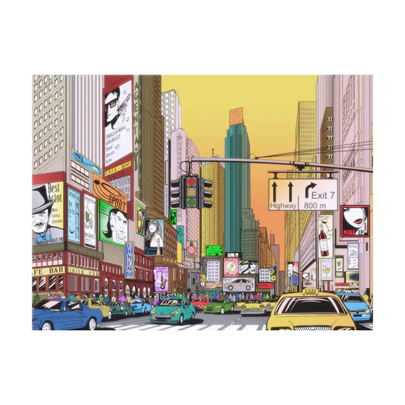 Fototapet Arkiio Rush Hour Ny