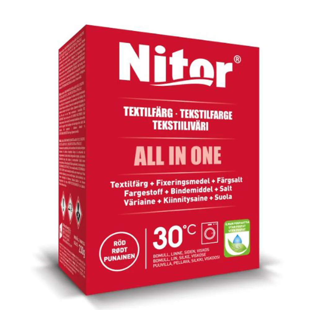 ALL IN ONE RÖD MAXI NITOR Färg: Röd