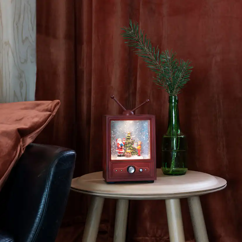 Snöglob Gnosjö Konstsmide Vattenfylld TV med Pojke