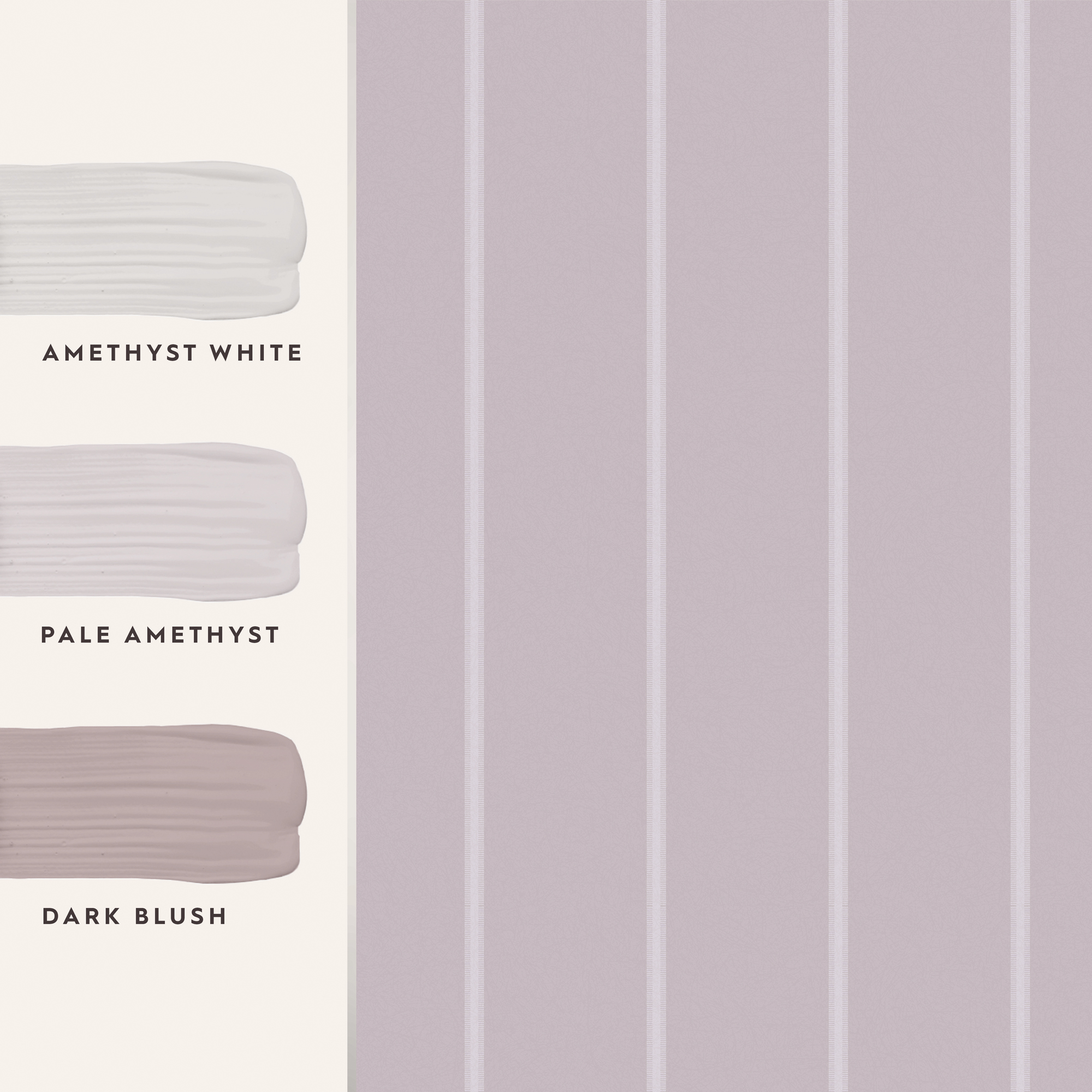 Tapet Laura Ashley Saltram Stripe Pale Amethyst 118491