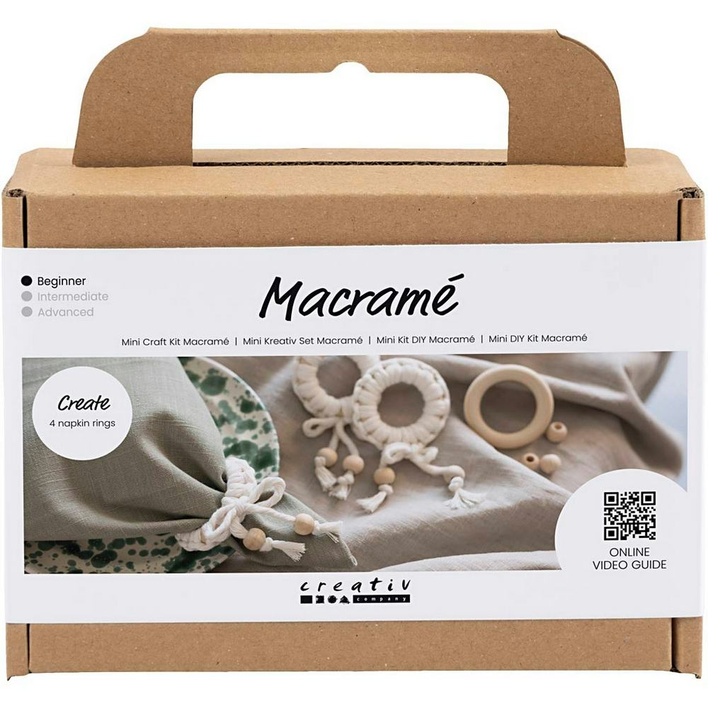 DIY-kit Creativ Company Makramé Servettring