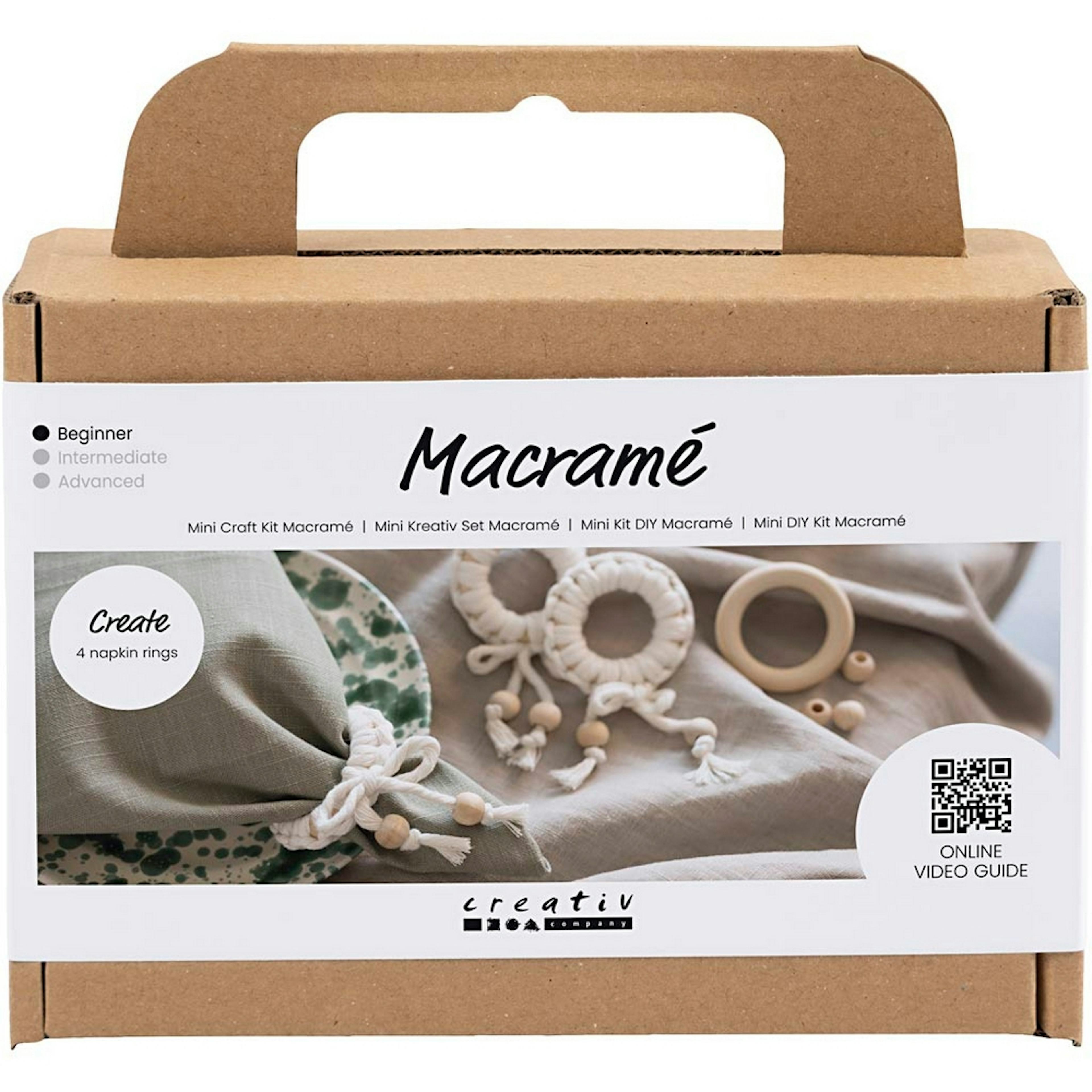 DIY-kit Creativ Company Makramé Servettring
