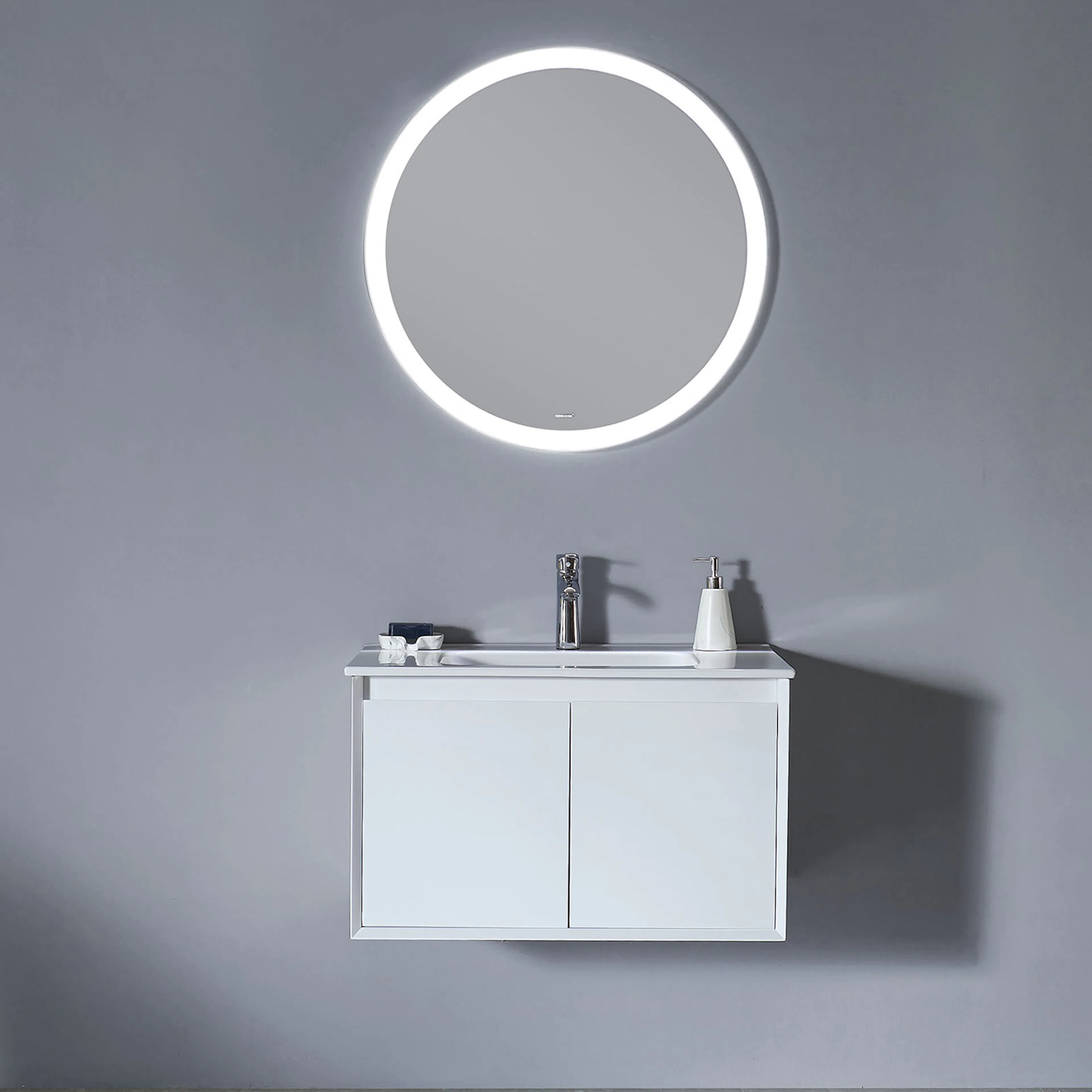 Spegel LH Elegant med LED Belysning Rund