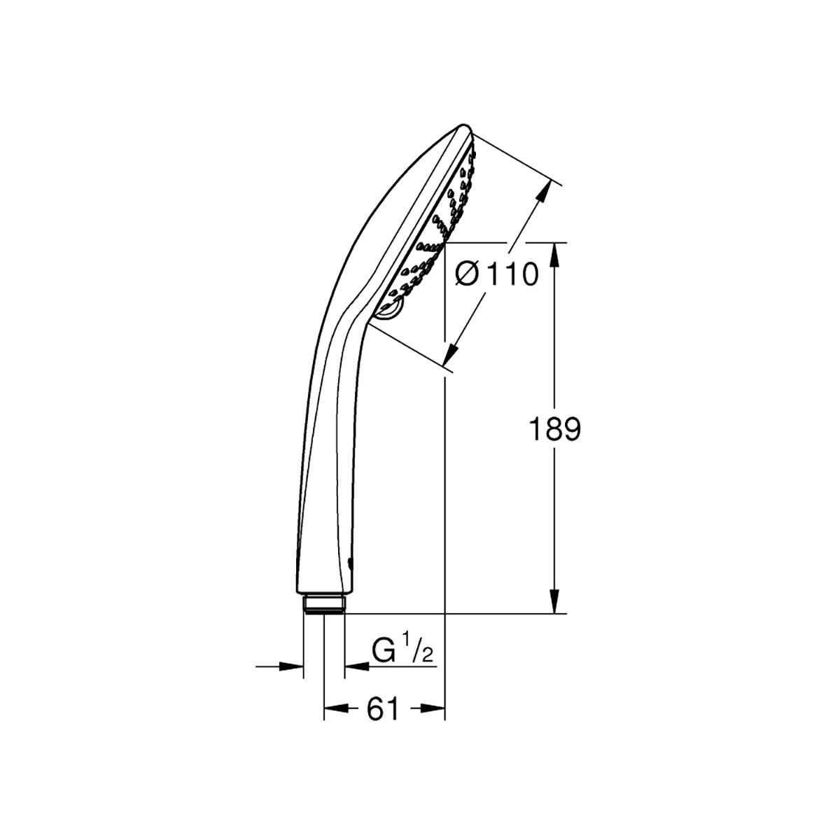 Handdusch Grohe Vitalio Joy 110 Duo